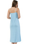 Long Nightgown with Rope Straps Blue - 2