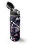 Purple Navy Blue Geometric Patterned Steel Thermos with Straw and Direct Drinking Feature 800 ml 38583 - 3