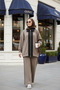 Nordic Selanik- Oversized Suit with Embroidered Detail | Vizonkahve - 6