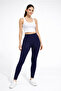 Women's compression leggings - navy blue - 2