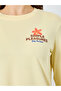Women Yellow Graphic Print Long Sleeve T-Shirt - 4