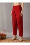 Women Red Embroidered Straight Kurta with Pant and Ethnic Dupatta Set - 5