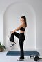 Thick Elastic Waistband, Ruffled, Wide Leg Tights - 2