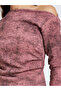 Women Maroon One Shoulder Bodycon Midi Dress - 4