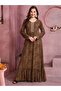 Women Leopard Print Thread Work Detail Jalabiya - 2