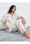 Women Floral Print and Shorts with Pyjama Set - 2