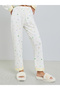 Women Heart Print Long Sleeve Shirt and Pyjama Set - 4
