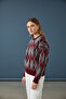 Women's Baklava Pattern Şardon Sweater