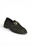Y330722104 Black Knitwear Fabric Buckle Detailed Casual Women's Shoes - 7
