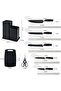 Stylish 19Pcs Silicone Kitchen Tools Set With Wooden Handles, Complete Cooking Utensils Collection I - 7