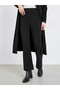 Women Black Midi Knit Top and Pants Co-ords - 4