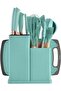 Premium 19Pcs Silicone Kitchen Utensil Set Featuring Wooden Handle Design, Non Scratch Cooking Tools - 2