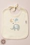 Baby Girl Newborn Combed Organic Cotton Elephant Printed 0-3 Months Baby Bib Set of 8 - 4