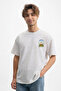 Men's Art Nouveau Window Design Gray T-Shirt