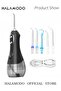 Water Flossers for Teeth, 300ML Cordless Oral Irrigator Rechargeable Dental Flosser Picks with 5 Mod - 2