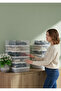 20 Pieces Transparent Women's Shoe Storage Box - with Air Channels - Shoe Organizer