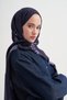 Floriva Monogram Floral Shawl Dark Purple - 4
