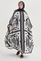 Atlas Black Floral Kaftan - 3