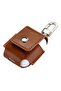 Protective Case Cover For Apple AirPods With Hook Brown