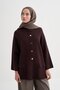 Grace Monogram Floş Şal Soft Kahve - 2