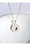 Lilac Flower Yin-Yang Necklace - 2
