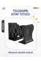 Imextra-Adjustable Metal Book Holder Book Support Stand with Magnetic Pen Holder Gift