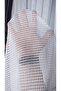 Checkered Tulle Curtain, Heavy Weight, 1/3 Dense Pleats, Wrinkle-Resistant, No Ironing Needed, Suitable for Any Room - 2