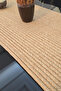 طاولة جانبية أنيقة مقاس 35 × 100 سم من تريس، ذات هيكل سميك، مزينة برباط، إكسسوار مثالي لأدوات المائدة. - 7
