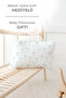 Double-Sided Baby Blanket, 100% Cotton Waffle Pique - Blue Dainty Bow - 70 X 105 cm - 7
