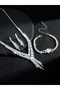 3-Piece Embellished Necklace, Bracelet And Earrings Jewelry Set - 6