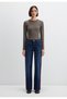 Malibu Deep Blue Str Side Stripe Detailed Jean Trousers 1010152-91127