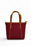 Cross Strap Women's Bag Claret Red 6047 - 3