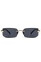 Black Geometric Sunglasses - 5