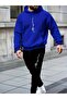 Mix Printed Men's Hoodie Jogger Bottom Tracksuit Set Oversize Boyfirend