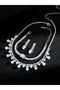 3-Piece Embellished Necklace, Bracelet And Earrings Jewelry Set - 6