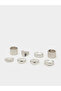 Pack of 8 - Silver Statement Rings