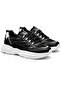 Unisex Black and White Anorak Thick Sole Daily Walking Shoes Sneaker - 2