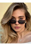 Black Geometric Sunglasses - 2