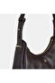 Women's Bitter Brown Leather Shoulder Bag - 3