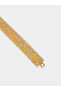 Gold Rhinestone Bangle Bracelet - 5