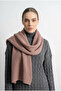 Women's Knitted Scarf - Dusty Rose