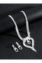2-Piece Embellished Necklace And Earrings Jewelry Set - 6