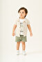 Baby Boy Muslin Shorts 3-Piece Summer Set - 3