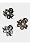 Pack of 3 - Sparkling Flower Hair Claws - 2