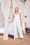 Arias Closet Lace and Low-Cut Satin Pajama Set