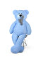 Special for Lovers: Fuchsia Teddy Bear Bouquet with 160 Bow Ties and Big Teddy Bear and Heart - 2