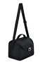 Ultra Luxury Black Crinkle Elementary and Middle School Bag + Thermal Lunch Bag + Double Compartment Pencil Case - 4