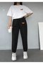 Women'S/Men's T-Shirt and Sweatpants Orange Butterfly Printed Top and Bottom Set