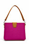 Cross Strap Women's Bag Fuchsia Tan 4059 - 3