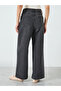 Women Charcoal High Rise Wide Leg Jeans - 4
